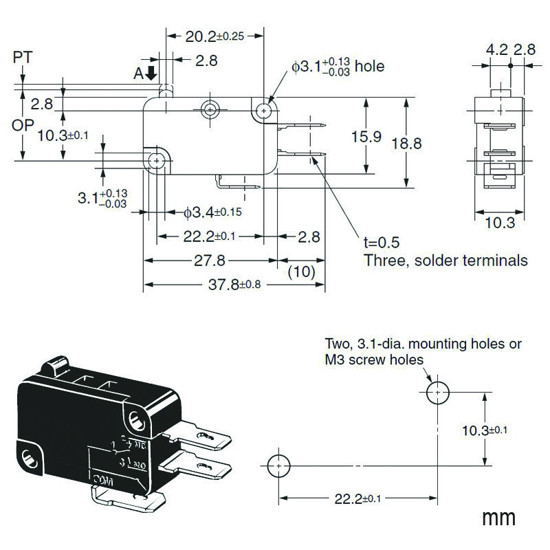 10pcs Original ZIPPY VM-05B-00D0-Z 20g .187