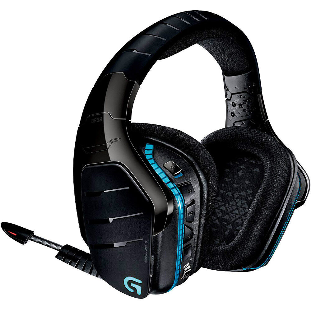 læder Alt det bedste Vænne sig til Logitech G933 Artemis Spectrum Black Over the Ear Gaming Headset for sale  online | eBay