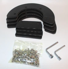 Snowblower Paddles Rubber + Hardware for Honda HS35 Snow Blower NEW