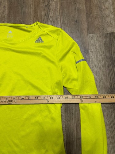 Adidas Shirt, Youth Boys Size Small, Yellow, Long Sleeve Shirt, Activewear - Picture 7 of 12