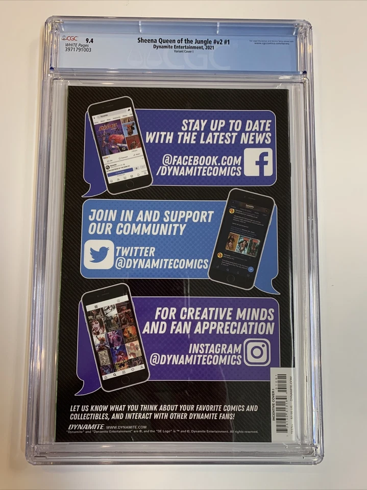 Sheena Queen Of The Jungle (2021) # 1 (CGC 9.4) Leirix Li Cover I | Census=1 - Image 4 of 4