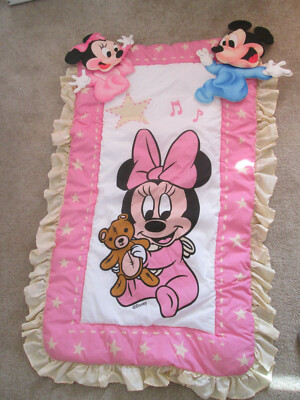Vintage Disney Babies Crib Bedding Nursery Decor Comforter Wall