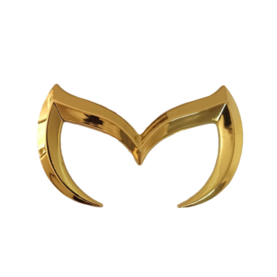 Gold Evil M Emblem Car Fender Rear Badge for Mazda 3 6 Mazdaspeed