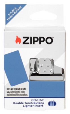 Zippo Butane Dual Torch Insert For Regular Size Zippo Lighters 65851  New In Box