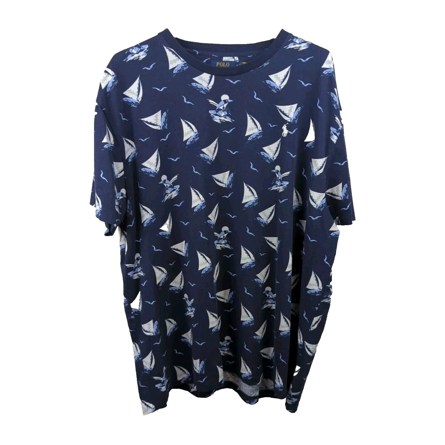 Polo Ralph Lauren geométrico camisetas de algodón para hombres