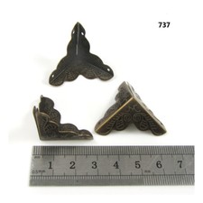 CORNER CASE PROTECTOR  REPAIR JEWELLERY TOOL BOX CHEST  BRACKET SCRAPBOOK (H737)