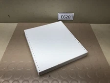 Vintage Continuous Tractor Feed Dot Matrix Printer Paper 9.5" x 11"  250 sheets