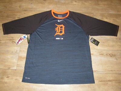 detroit tigers nike dri fit shirt