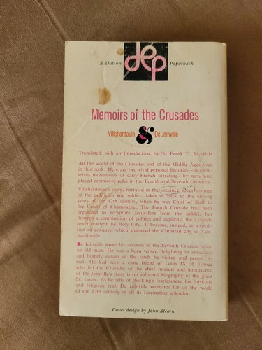 Memoirs of the Crusades Villehardouin De Joinville Vintage Dutton Paperback 1958 - Picture 3 of 6