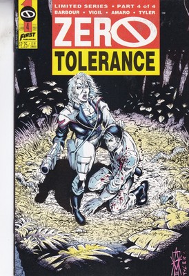 FIRST COMICS ZERO TOLERANCE #4 JANUARY 1991 FAST P&P SAME DAY DISPATCH