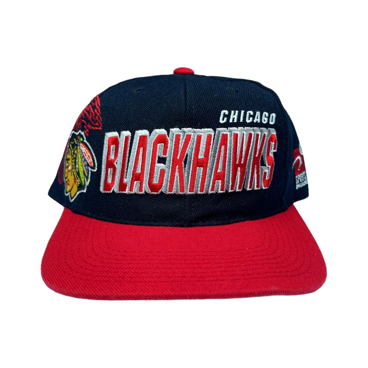 Vintage Chicago Blackhawks Snapback Hat Sports Specialties Vintage Chicago Blackhawks Snapback Hat Sports Specialties
