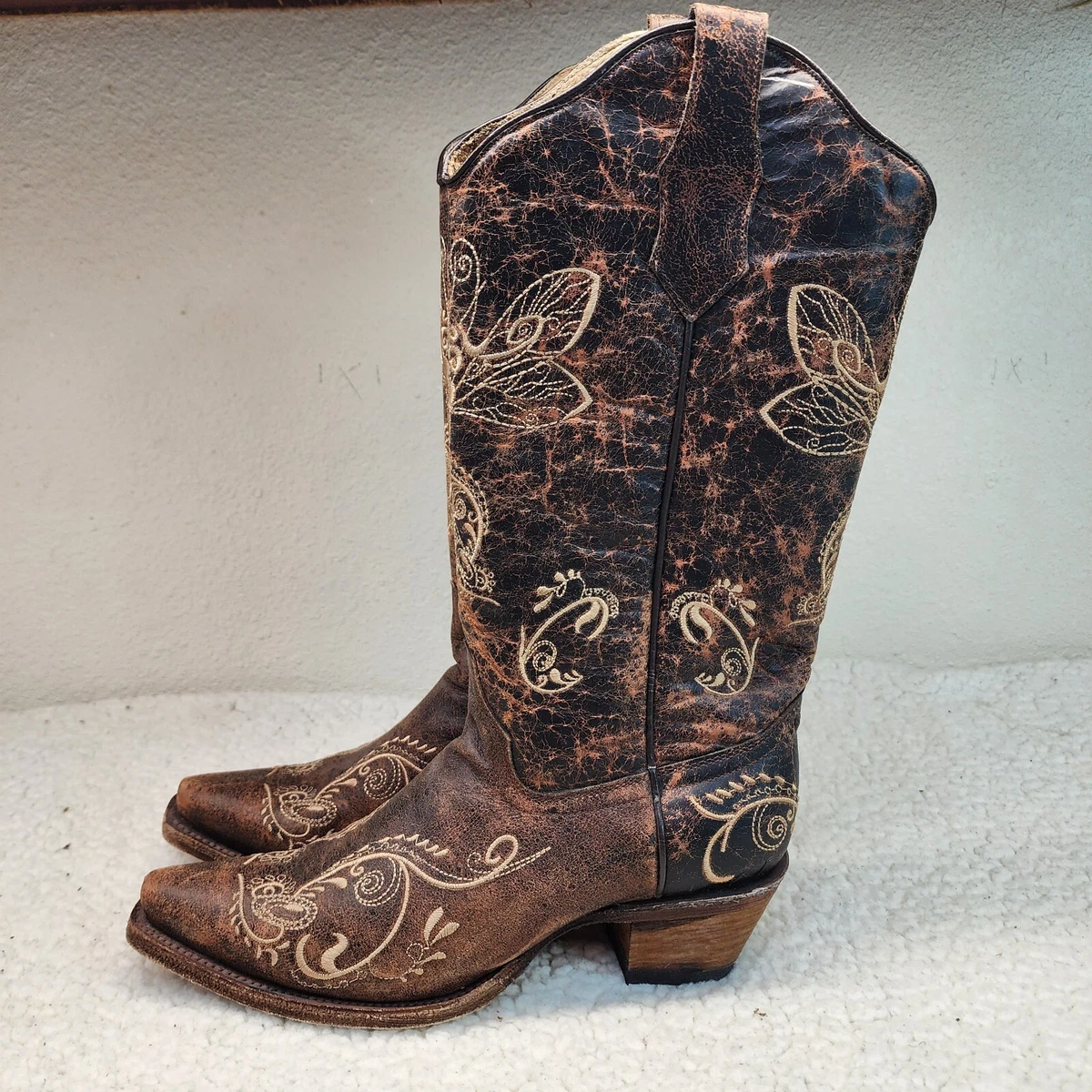 Circle g by corral embroidered cowboy boot cheap