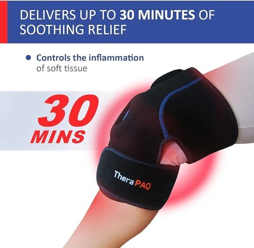 Hot & Cold Therapy Knee Support Brace - Adjustable Compression Sleeve For Bursit - Picture 2 of 8