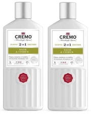 2 Pack- Cremo 2 In 1 Shampoo & Conditioner No. 02 Sage & Citrus, 16 fl oz