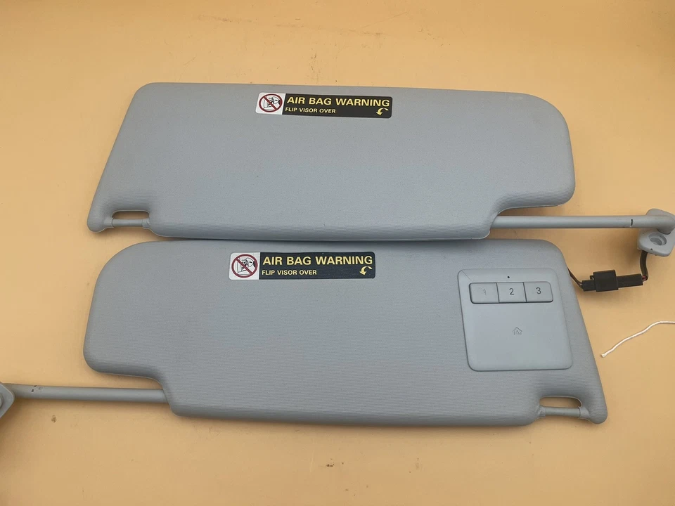 2012-2020 Volkswagen Left Driver and Right Passenger set Sun Visor OEM - Image 2 of 4