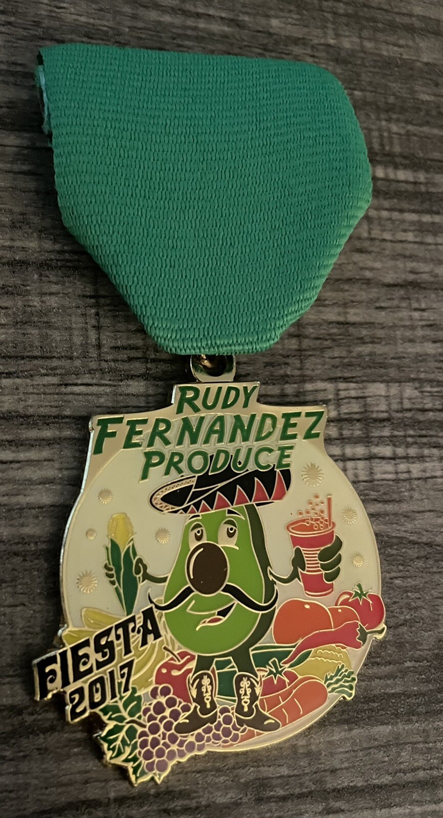 NEW 2017 RUDY FERNANDEZ PRODUCE FIESTA MEDAL. eBay