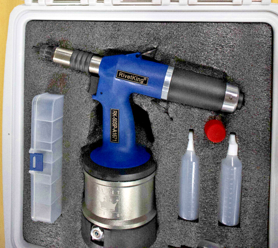 Rivet King RK-50SP Spin-Pull to Pressure Pneudraulic Rivet Nut Tool | eBay