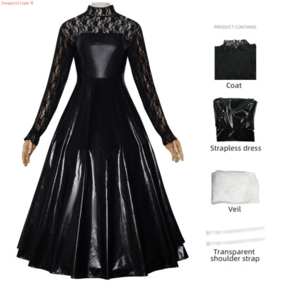 Chevreuse Genshin Impact Cosplay Costume Perruque Chapeau Ensemble Femmes Robe U
