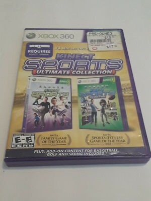 Kinect Sports -- Ultimate Collection (Microsoft Xbox 360, 2012) 