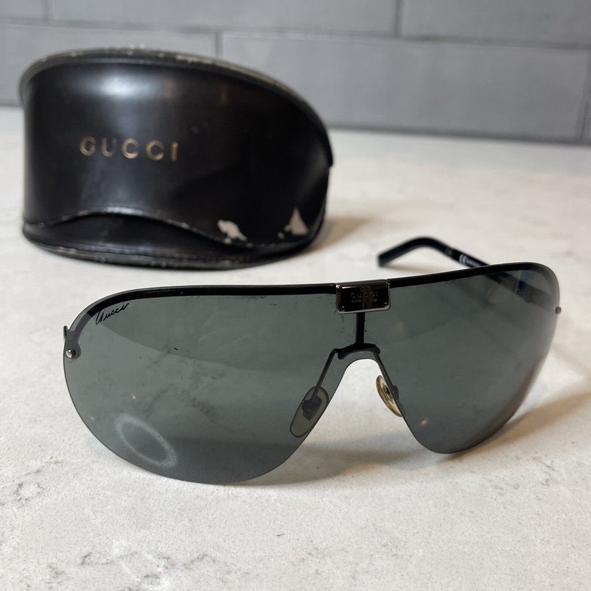 Gucci GG 1853/S Sunglasses Womens Black R95-115 w Case