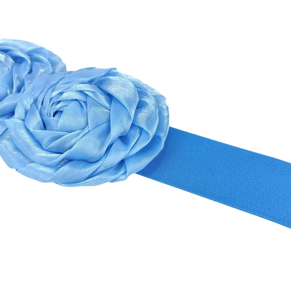 Женщин цветок пряжка эластичной пояс эластичный платье корсет цветочный пояс - Изображение 3 из 4