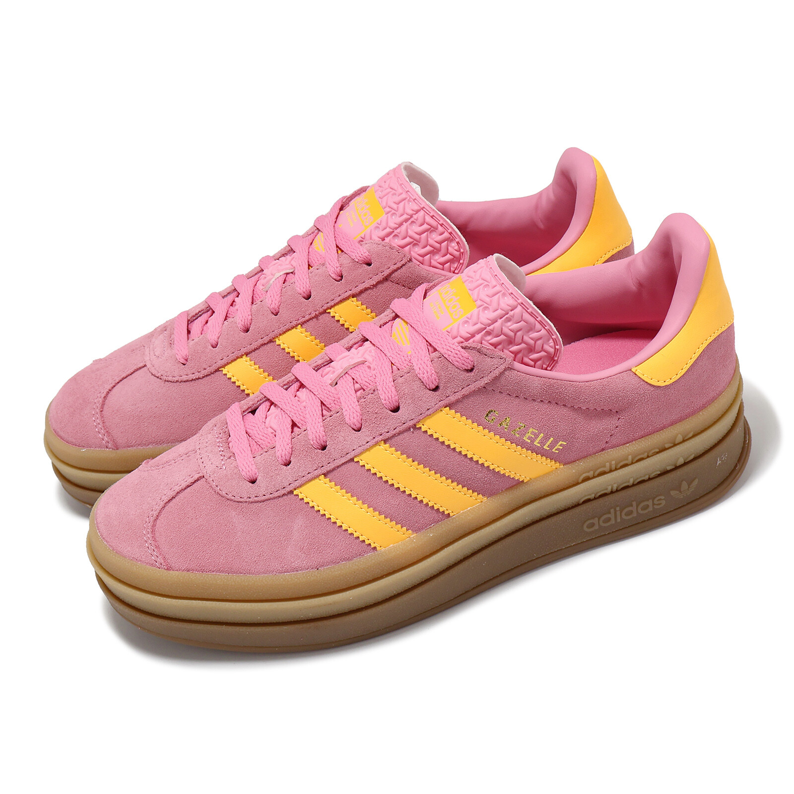 женская повседневная обувь adidas Originals Gazelle Bold W Bliss розового цвета IF4498