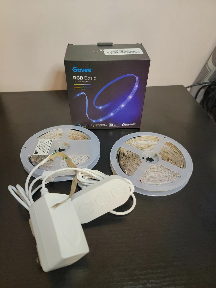 Govee Smart LED Strip Lights,32.8 WiFi RGB LED Lights One Wheel Cut, Other  Works