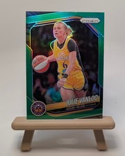 Julie Vanloo 2025 Panini Prizm WNBA #132 Green Prizms Los Angeles Sparks
