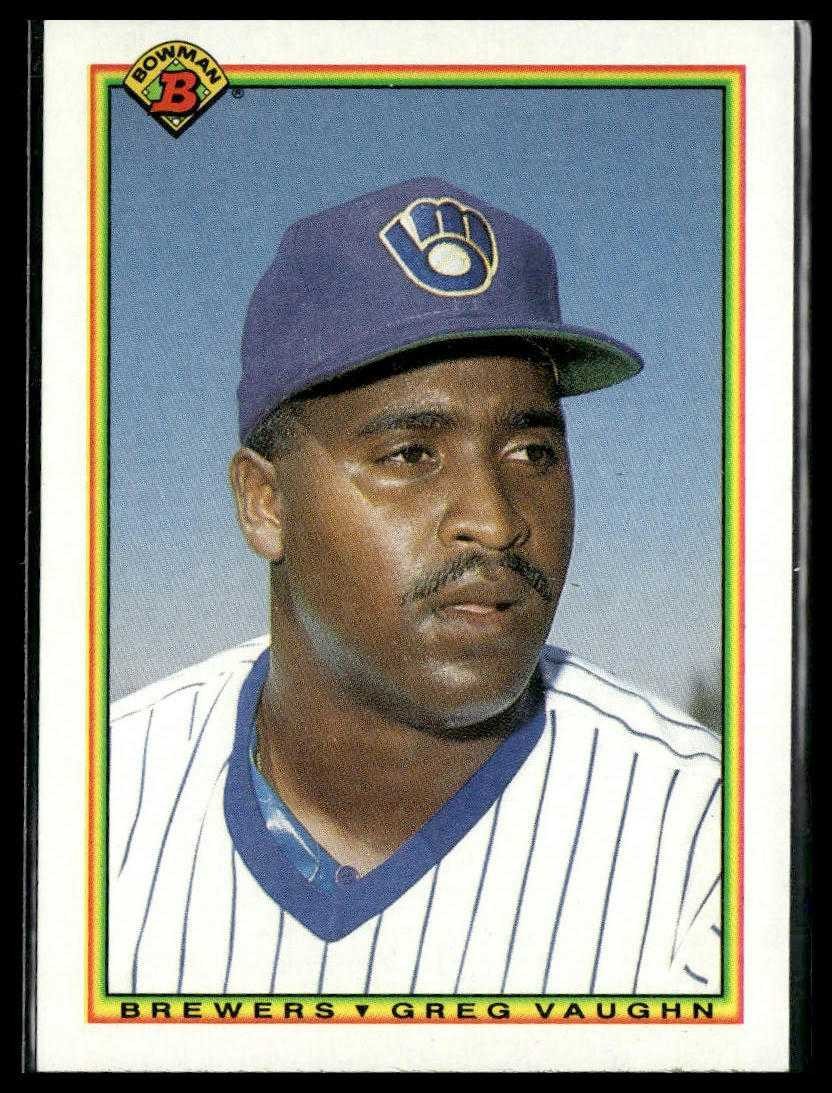 1990 Bowman GREG VAUGHN #396 NM