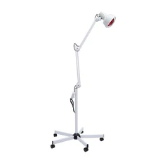 275W. Infrared Red Heat Light Therapy Floor Stand Physiotherapy Lamp Pain Relief