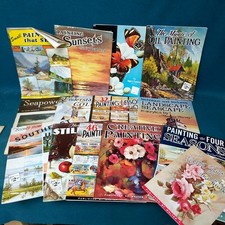 VTG Bulk Lot of 13 Walter T Foster Painting Tutorial Instruction Art Books PB