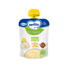 Drink Di Cocco Con Banana Mela E Ananas Mellin® 90g