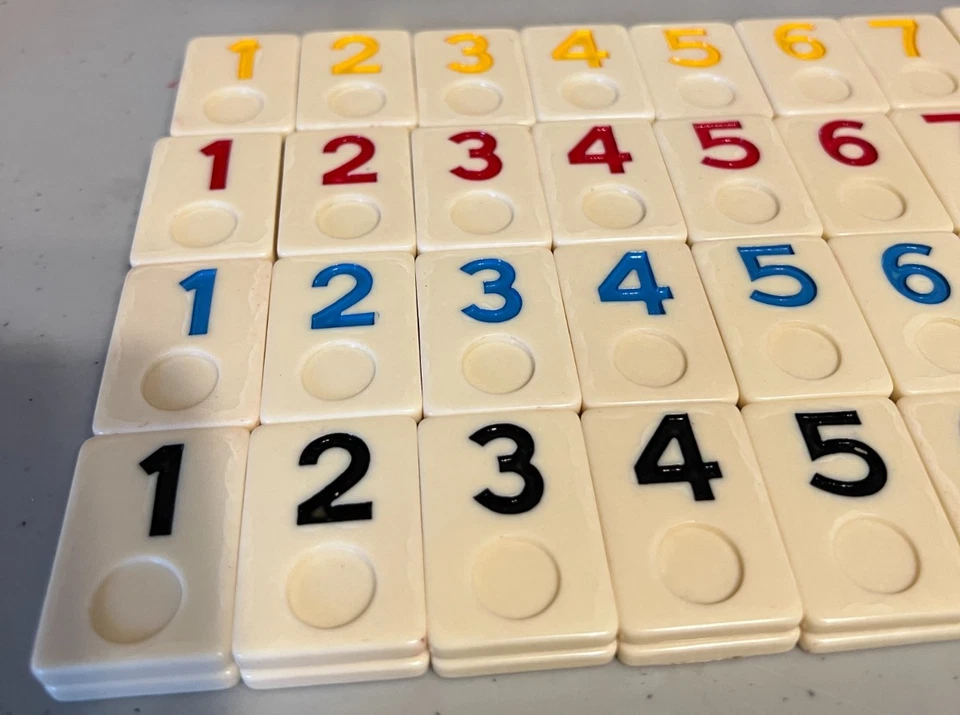 Vintage Rummy Game w/Faux Leather Case - Complete & NICE! - Image 4 of 4