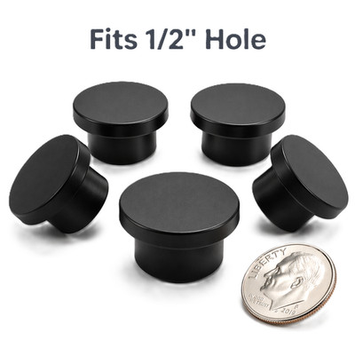 1/2'' Silicone Rubber Hole Plugs 3/4'' OD Flush Mount Blind Panel Auto Repair