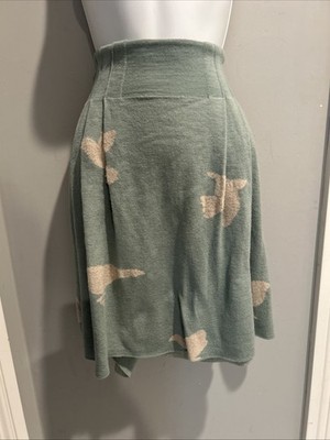 Very Rare Anthropologie Moth Bird ''Fulmar Sweater Skirt'' Large