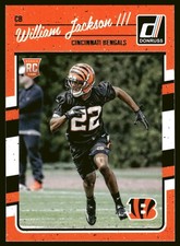 2016 Donruss William Jackson III Rookie Cincinnati Bengals #348