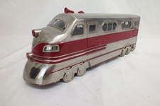 Vintage Pottery Barn Kids Night Light Lite Stainless Train Locomotive Engine