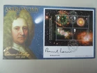 GB FDC 2002 Astronomy mini sheet BLCS236 Signed Sir Bernard Lovell Greenwich can