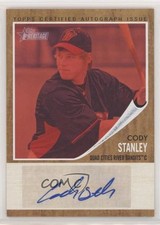 2011 Heritage Minor League Edition Real One Red Tint 6/25 Cody Stanley Auto a2v