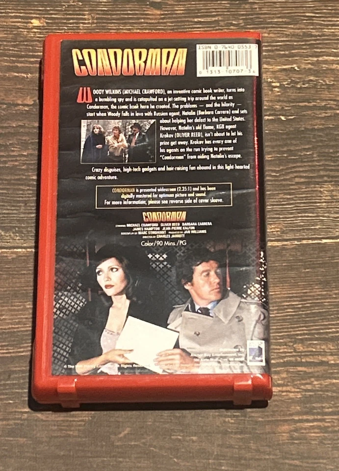 Condorman ( Cult Comedy 1981 ) Rare Widescreen Collectors Edition Clamshell VHS - Image 2 of 4