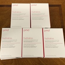 Pmd Hydrakiss Sheet Masks Lot Of 5 Boxes 10 Per Box - New Sealed Pouches In Box