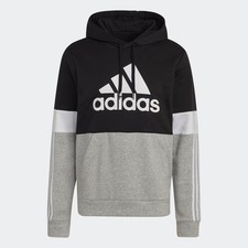 Adidas Herren Sweatshirt Crew Hoodie Fleece Colorblocking L NEU