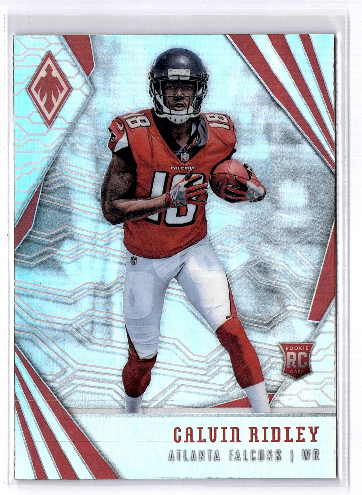 2018 Panini Phoenix #109 Calvin Ridley Silver Holo Rookie RC