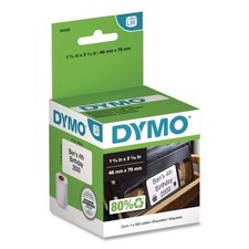 DYMO LabelWriter VHS Top Labels, 1.8"x3.1", White, 150 Labels/Roll, 3 Rolls/Pack