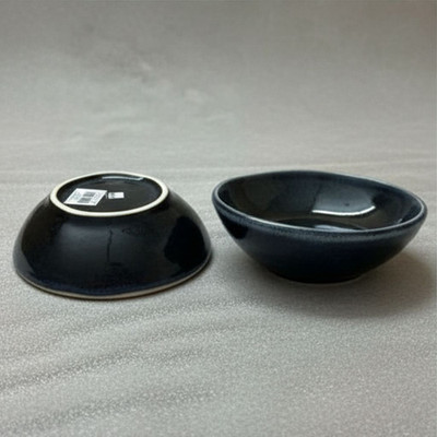 Salt&Pepper Schale Lunar 10cm Schwarz Design Dip-Schälchen Reaktivglasur 310120