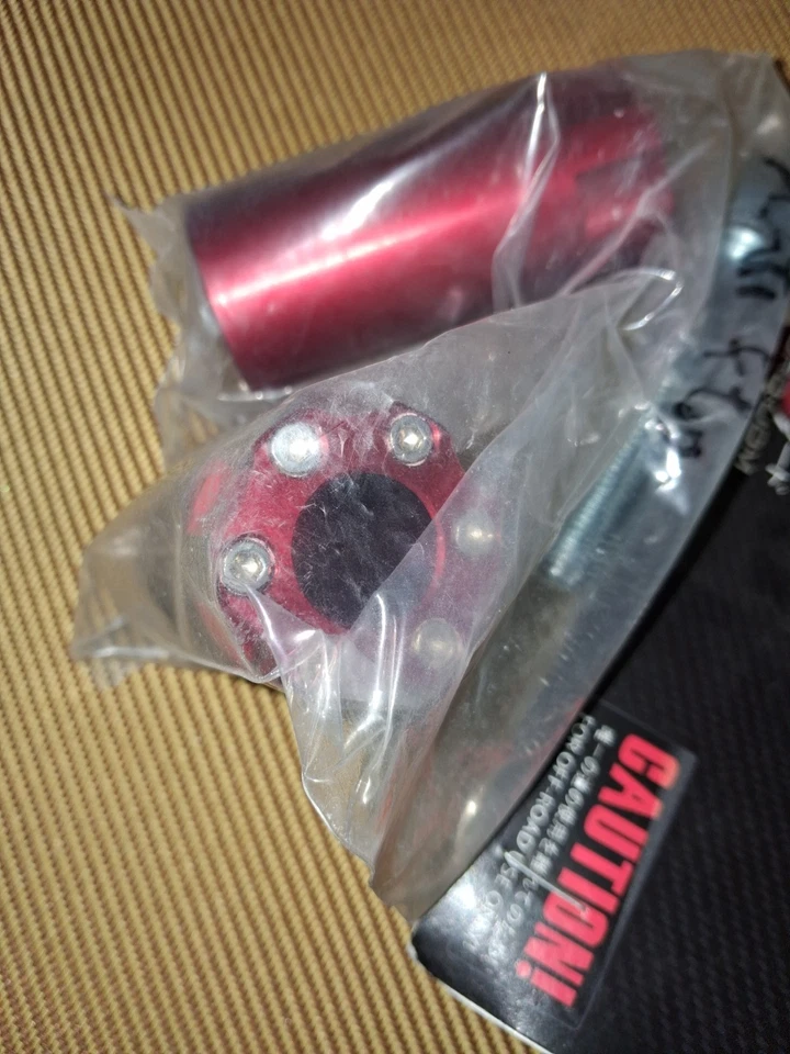 Подножки Password Jdm Honda Ruckus 6 Shooter Style красные анодированный алюминий  - Изображение 2 из 2