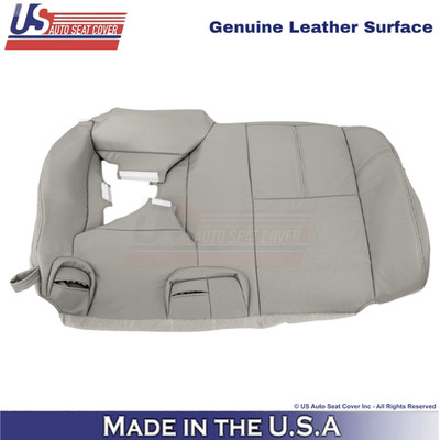 2007-2014 Fits GMC Yukon Genuine Leather 2nd Row Driver Top Cover Lt Titanium