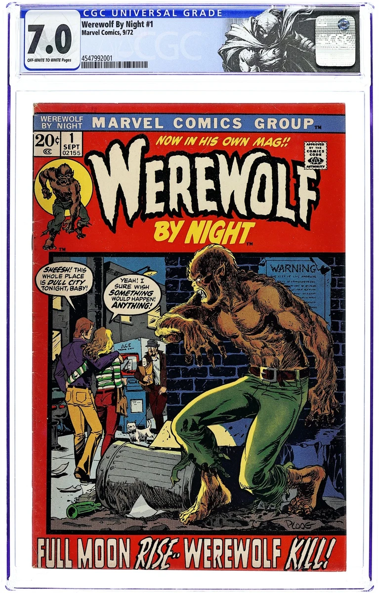 Werewolf by Night Certified Guaranty Company (CGC) Comics, Graphic