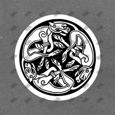 Intricate Celtic Design Vinyl Sticker Water Resistant Decal for 523462