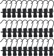 30 PCS Boot Hangers for Closet, Laundry Hooks with Clips, Boot Hanging Hold Clip